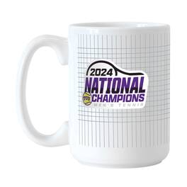 Logo Brands - TCU Horned Frogs 2024 NCAA Men's Tennis National Champions 15oz. Sublimated Mug - White