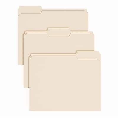 Staples - File Folder, 1/3-Cut Tab, Letter Size, 100/Pack (ST62727) - Manilla price history on PriceWatchPro
