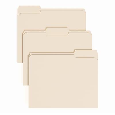 Staples File Folder, 1/3 Cut Tab, Letter Size, 100/Pack (ST62727 ...