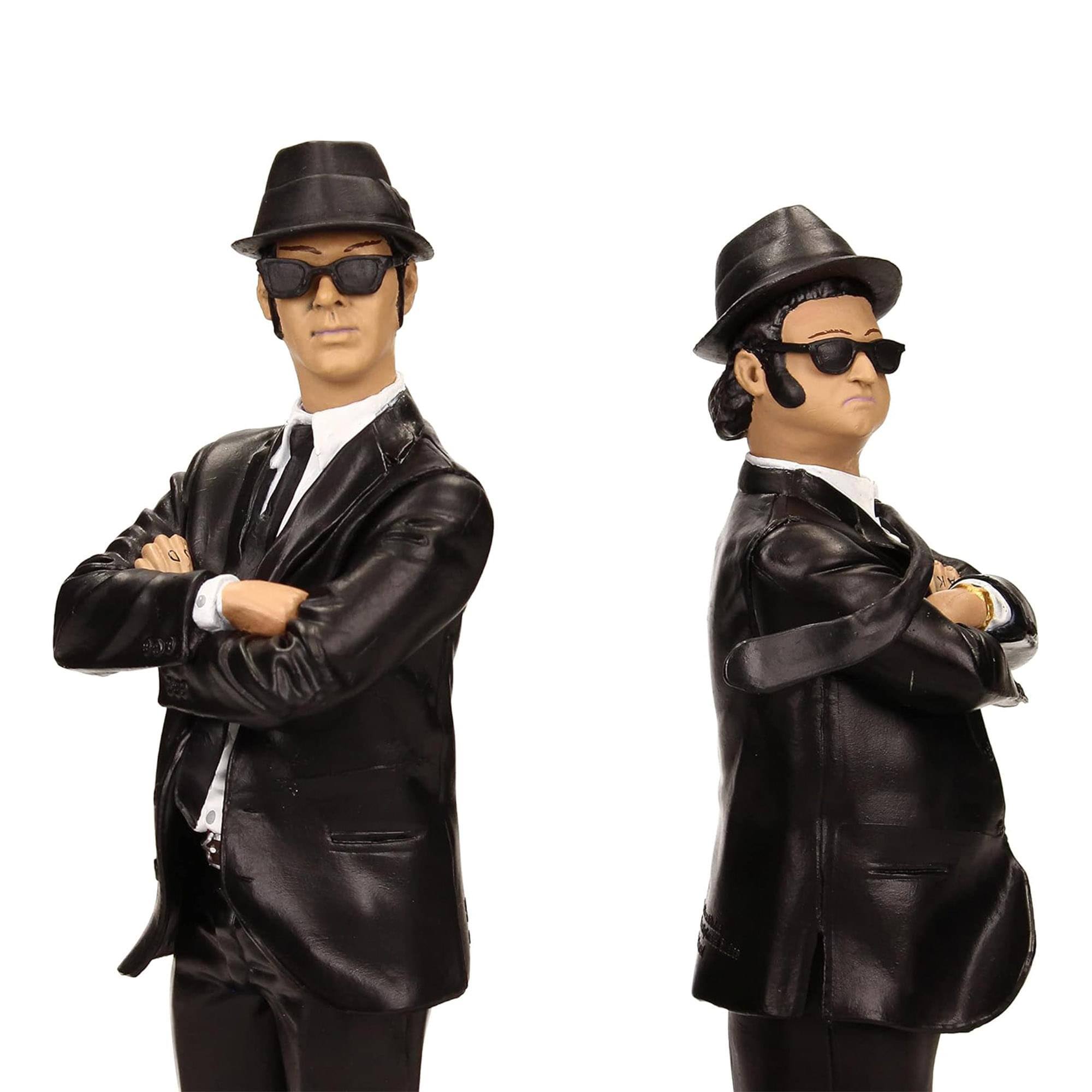 Alt View 10. SD Toys - The Blues Brothers Jake and Elwood 7-Inch Figure Set - Black/White.