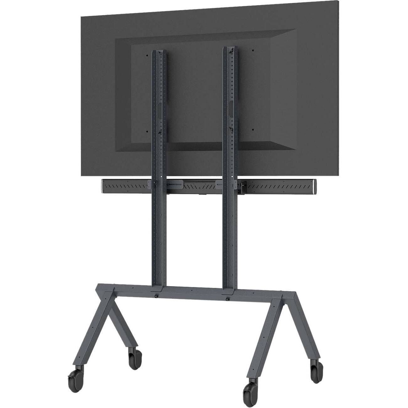 Alt View 3. Heckler Design - SOUNDBAR MOUNT FOR HECKLER AV CART - Black Gray.