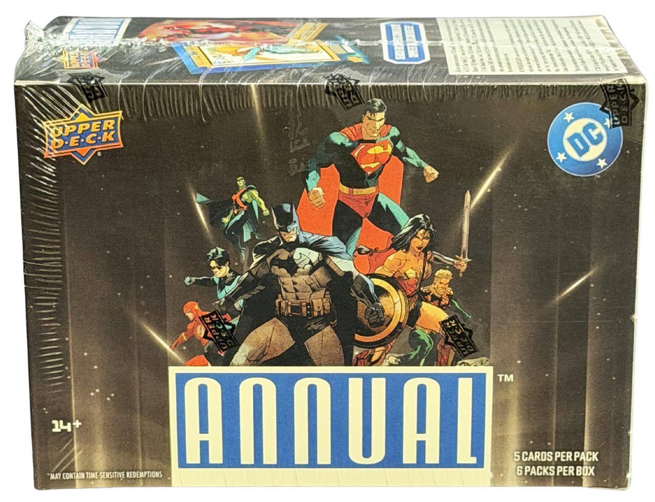 Upper Deck DC Upper Deck 14 Annual 5 Cards Per Pack 6 Packs Per Box "May Contain Time-Sensitive Redemptions