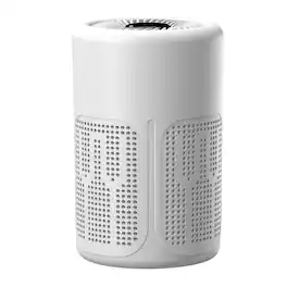 Cluzine - Desktop Air Purifier, HEPA Filter, Negative Ion, Odor & Formaldehyde Removal for Home Bedroom