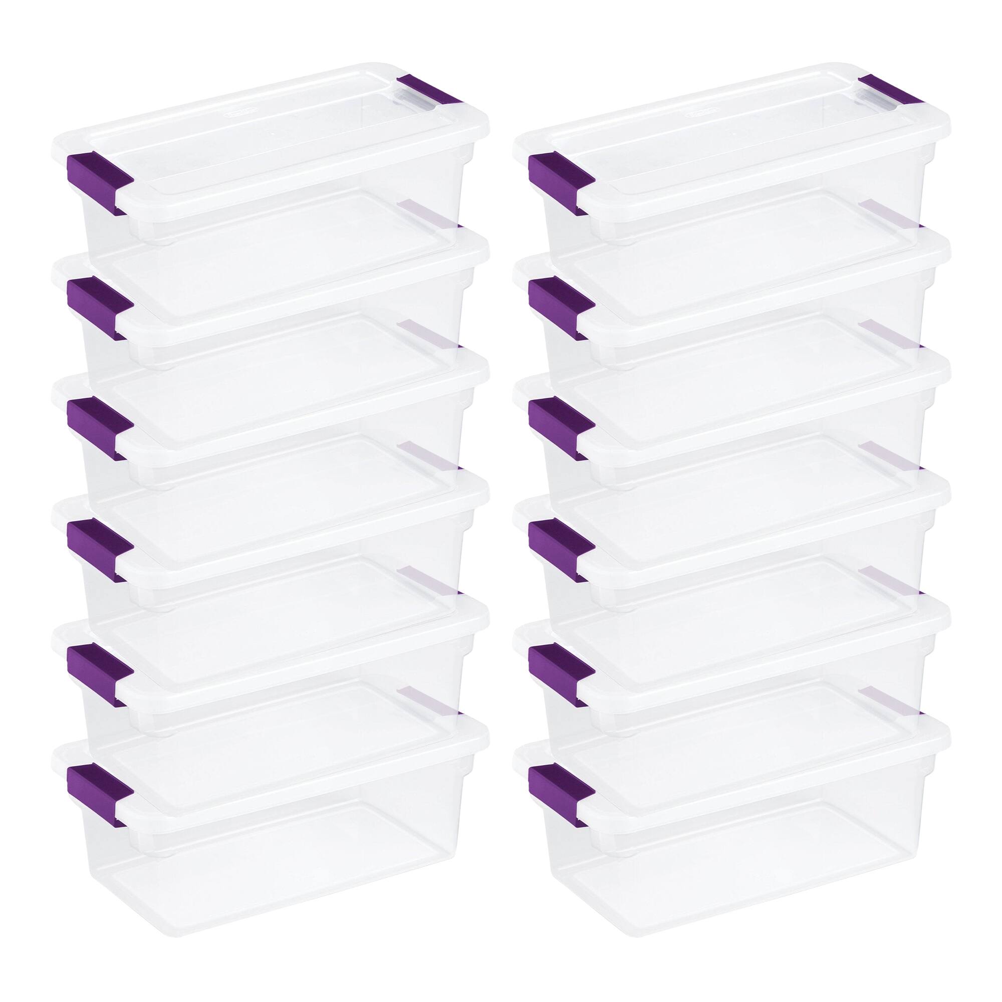 Alt View 10. Sterilite - Sterilite 66 Quart Storage Totes, 6 Pack, and 6 Quart Storage Totes, 12 Pack.