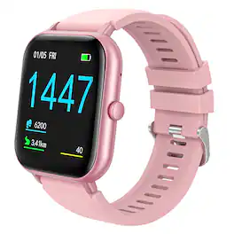VILINICE - mart Watch for Women Men, Smartwatch Compatible with Android and iPhone, IP68 Waterproof, Fitness Tracker, 100+ Sport Mo - Pink - (2025)