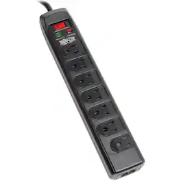 Eaton Tripp Lite Series Protect It! 7-Outlet Surge Protector, 6 ft. (1.83 m) Cord, 1440 Joules, Tel/Modem Protection - Unknown