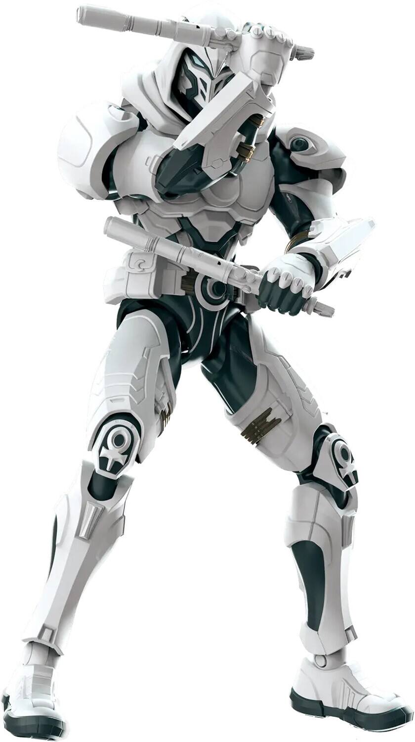 Alt View 1. PopMarket - Blokees - Marvel - Champion Class - 10: Moon Knight Model Kit (Marvel Rivals)   - COLLECTIBLES - Multicolor.