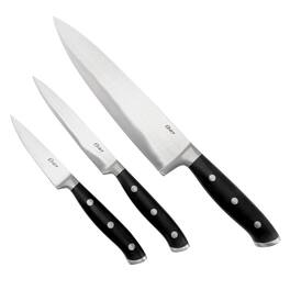 Oster - Ginley 3 Piece Stainless Steel Cutlery Set - Black