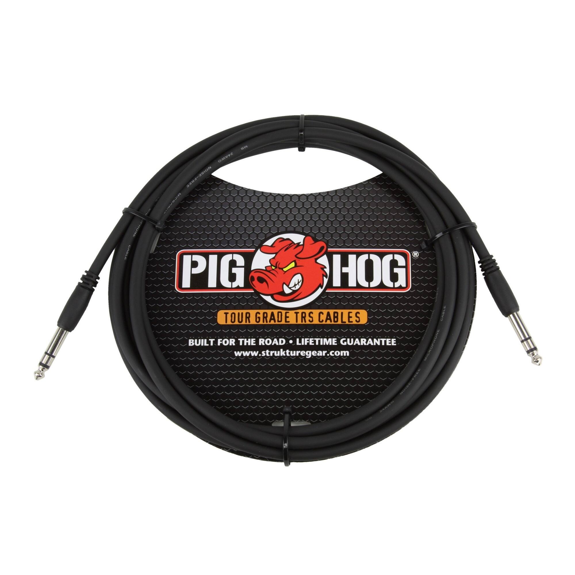 PIG HOG  
TOUR GRADE TRS CABLES  
BUILT FOR THE ROAD  
LIFETIME GUARANTEE  
www.strukturegear.com