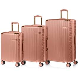 Champs - Legacy 3-Piece Luggage Set - Rose Gold