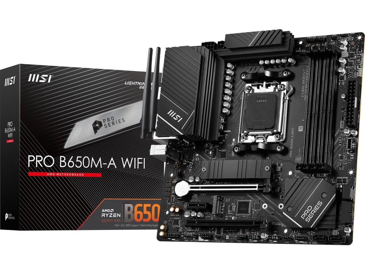 MSI - PRO B650M-A WIFI Desktop Motherboard