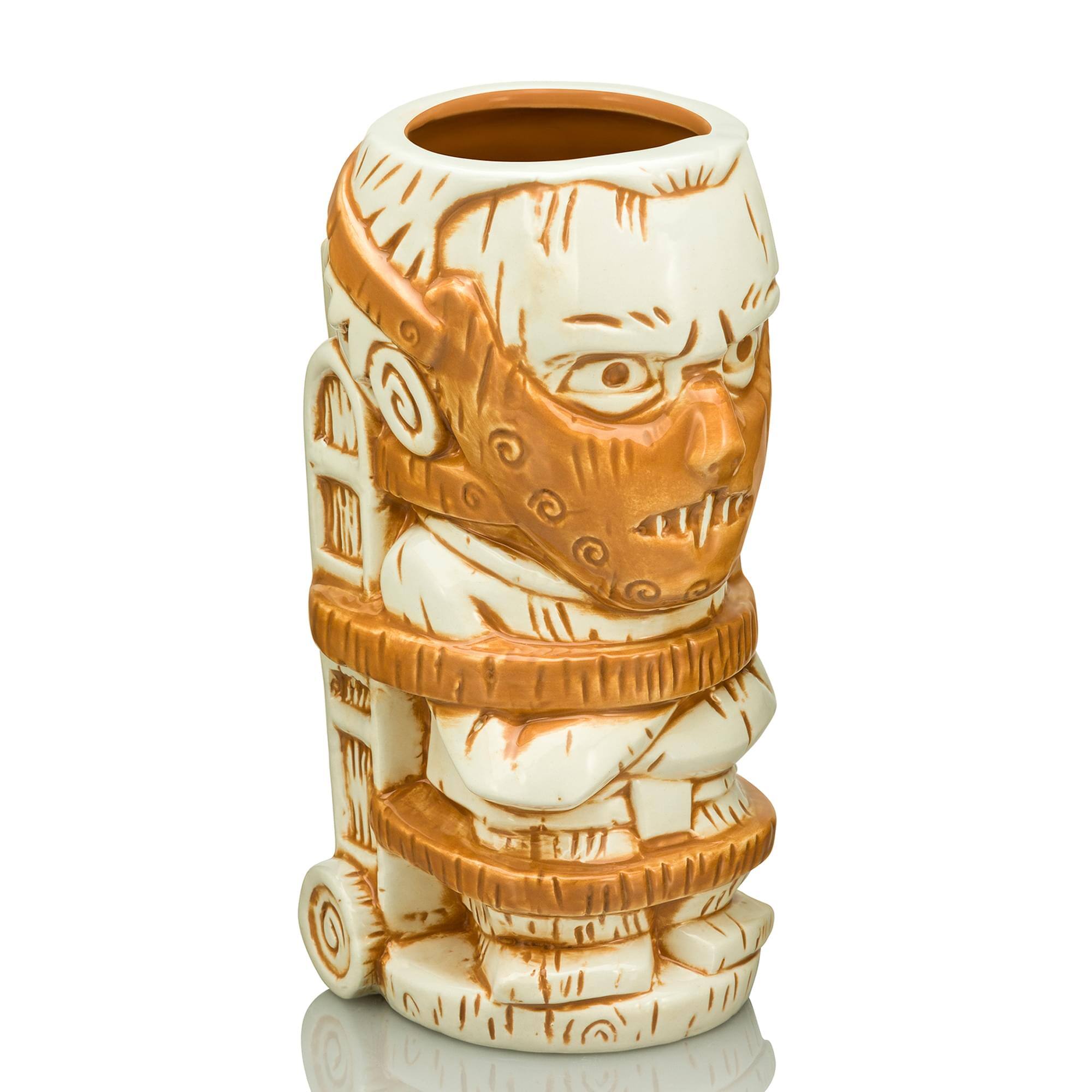 Alt View 10. ThinkGeek - Geeki Tikis The Silence of the Lambs Hannibal Lecter 18-Ounce Ceramic Mug - Orange.