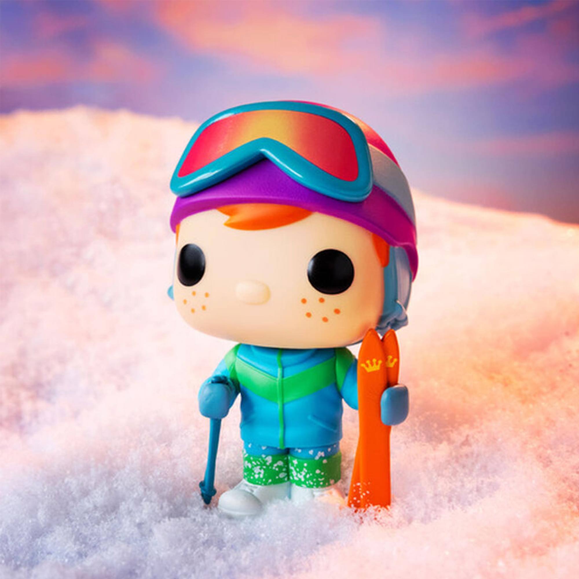 Alt View 2. Funko - Funko POP Vinyl Figure | Skiing Freddy - Blue.