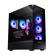 Angle. iBUYPOWER - iBUYPOWER-Element Black Gaming Desktop PC-Intel Core Ultra 7 265F, NVIDIA GeForce RTX 5060 8GB, 32GB DDR5 RGB,2TB SSD - Black.