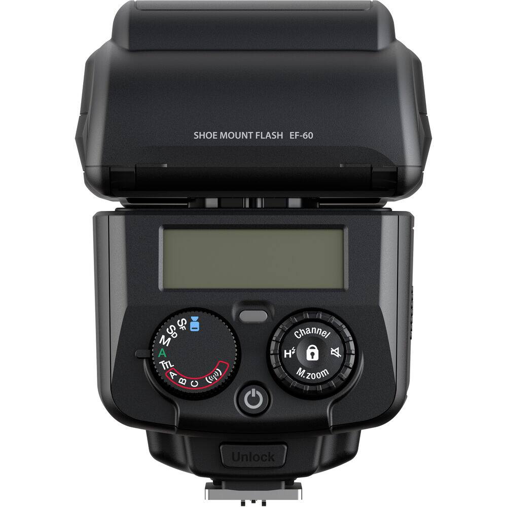 SHOE MOUNT FLASH EF-60  
Channel H2 M. Zoom  
Unlock