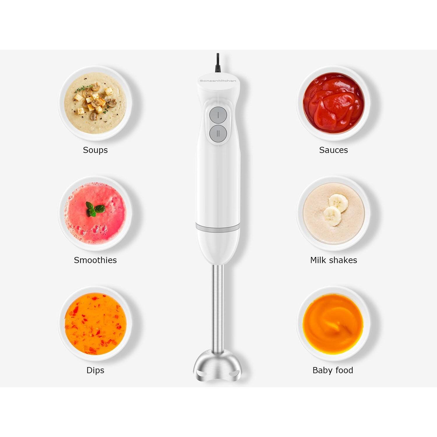 Mansanta: Soups, Sauces, Smoothies, Milk shakes, Dips, Baby food