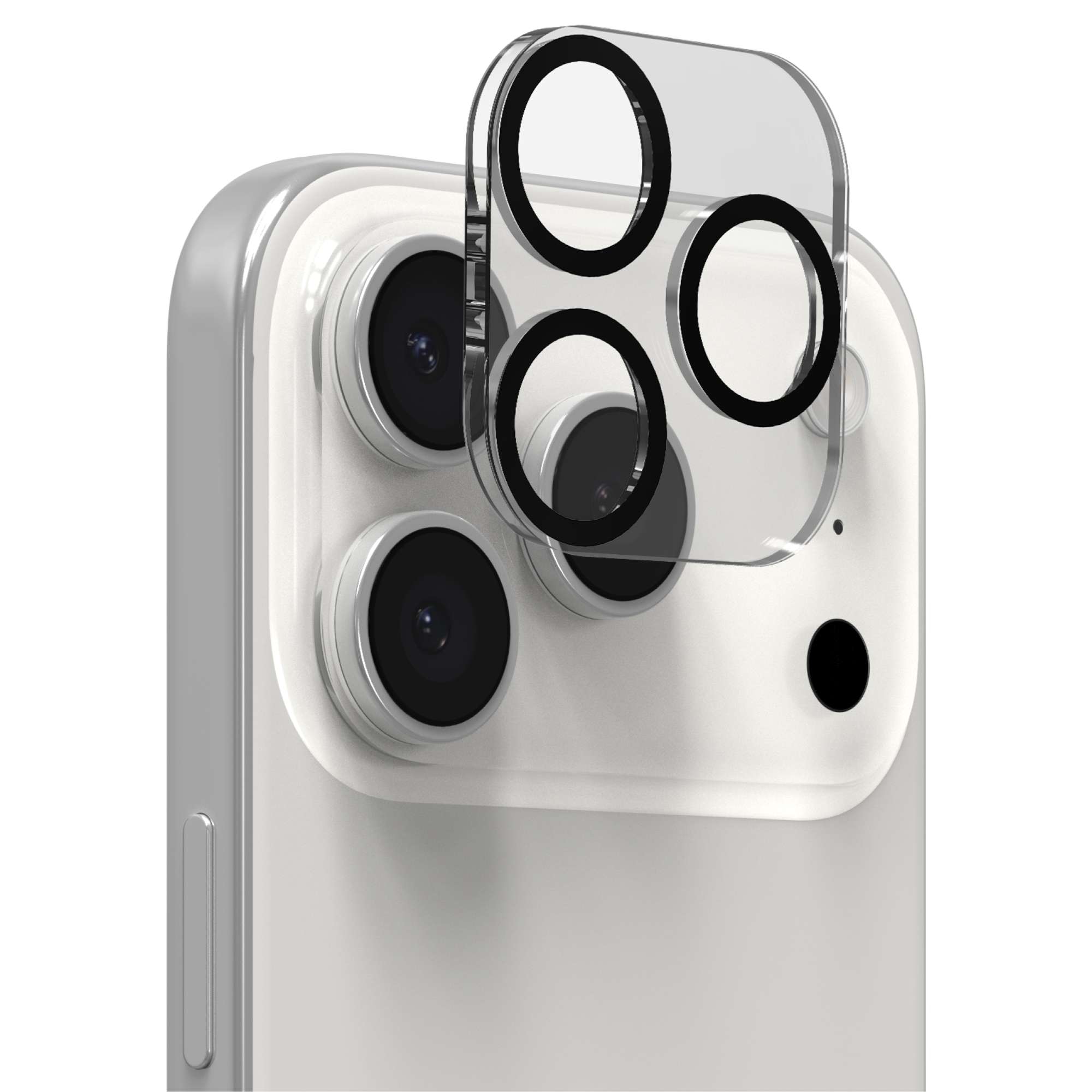 Front. ZAGG - ZAGG ZLP-17 Pro/17 PMX (6.3"" Pro/ 6.9 Pro Max (2025)) Lens Protection Clear Black - Clear Black.