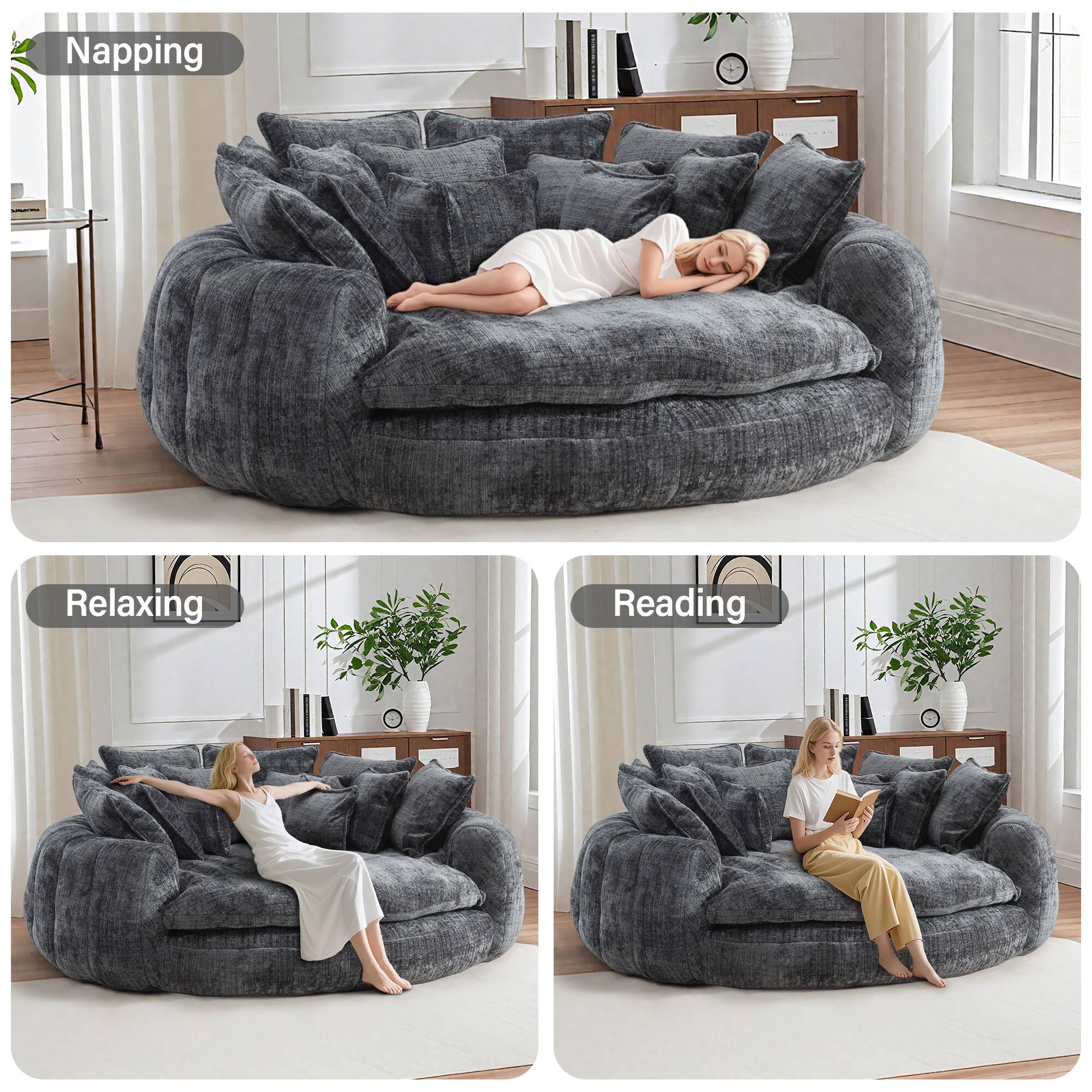 Napping  
Relaxing  
Reading