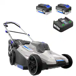 Westinghouse - 40V 18 Inch Brushless Cordless (Push) Lawn Mower, 6 Height Positions, 2 4.0Ah Batteries and Charger Included - Black