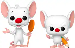 Funko - POP! Animation: Pinky & The Brain 2-Pack - COLLECTIBLES - Multicolor