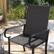 Alt View 7. Outsunny - of 4 Outdoor Wicker Dining Chairs with Armrest, Steel Frame - Brown.