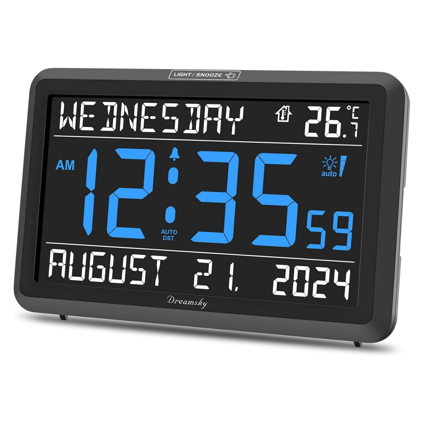 LIGHT/SNOOZE

WE ONE SDAY

12:35:59 AM

AUGUST 21, 2024

26.7°C

AUTO DST

Dreamsky