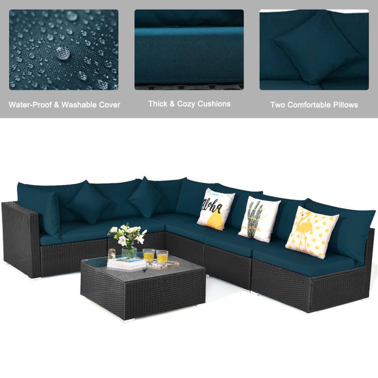 Water-Proof & Washable Cover  
Thick & Cozy Cushions  
Two Comfortable Pillows