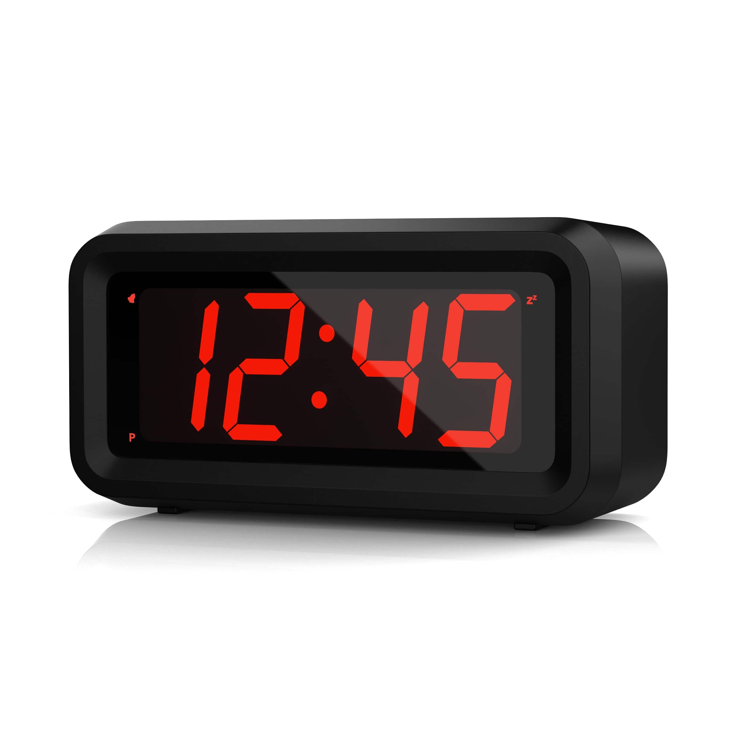 Dazzed Corner - Alarm Clock, LED Digital Clock - Black
