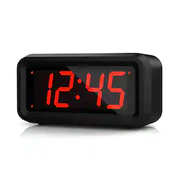 Dazzed Corner - Alarm Clock, LED Digital Clock - Black