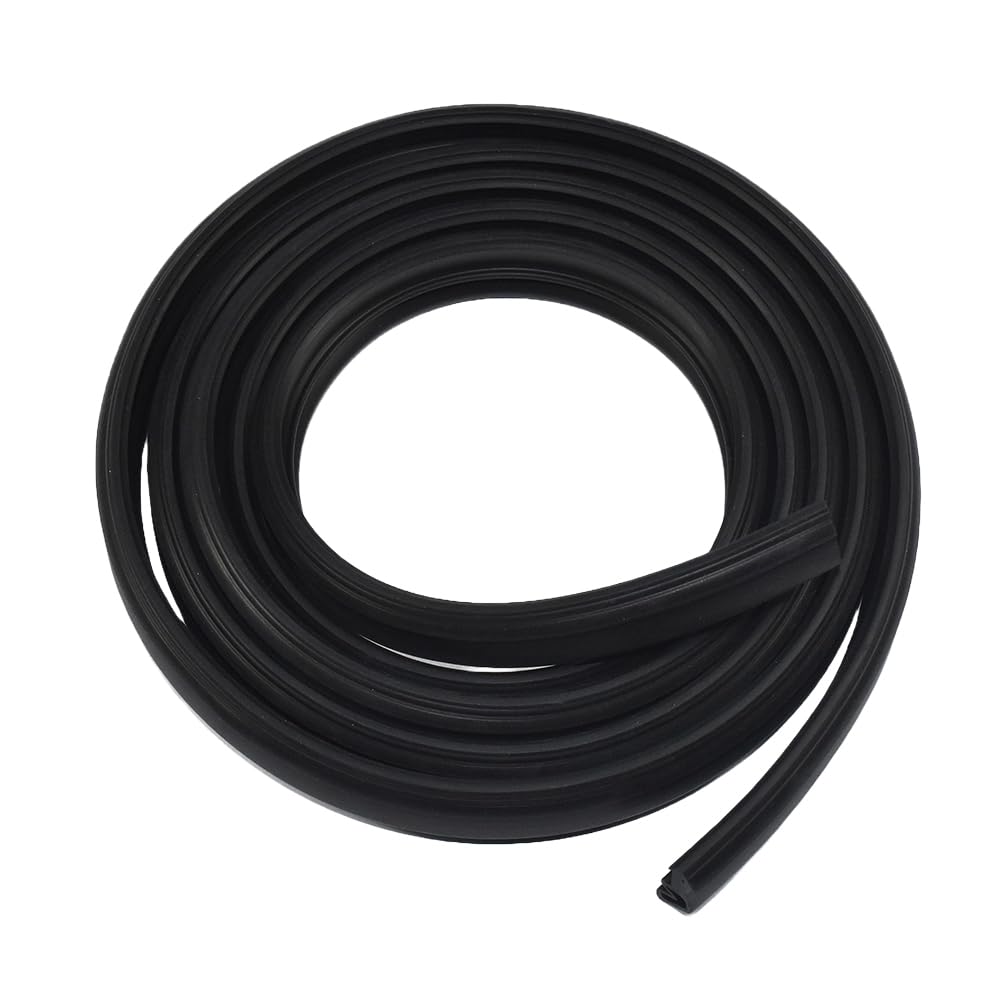 Front. HQRP - Dishwasher Door Seal Gasket Replaces W11177741 for Whirlpool Maytag Kenmore KitchenAid.