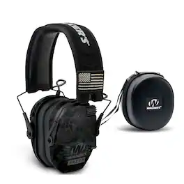 Walkers - Razor Slim Electronic Shooting Hearing Protection Muff (Camo) w/Case - Kryptek Camo