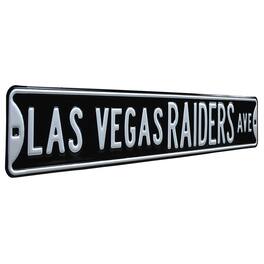 Authentic Street Signs - Las Vegas Raiders 6'' x 36'' Steel Street Sign - Multicolor