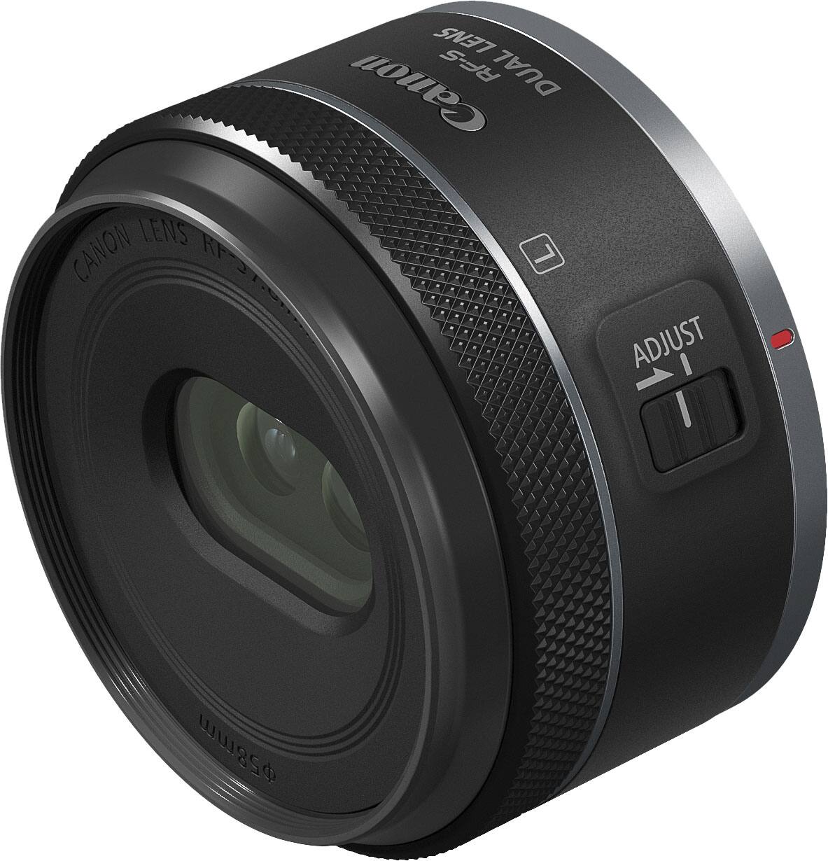 Canon - RF-S7.8mm F4 STM Dual Lens for EOS R-Series Cameras - Black