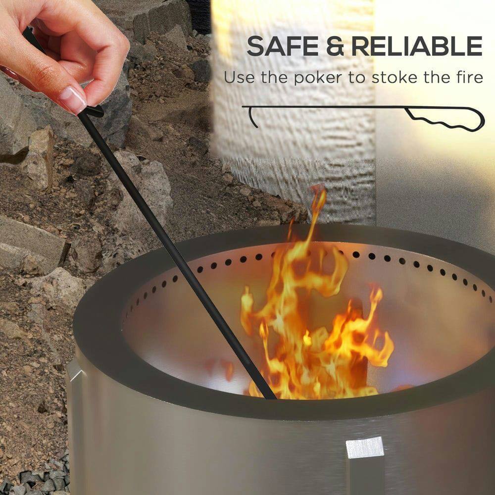 SAFE & RELIABLE  
Use the poker to stoke the fire