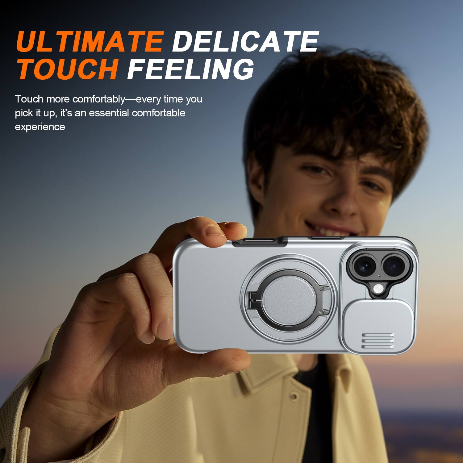 ULTIMATE DELICATE TOUCH FEELING

Touch more comfortably—every time you pick it up, it's an essential comfortable experience