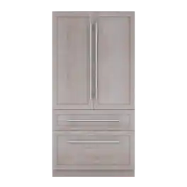 Thermador - Freedom Collection 42 in Wide 23.1 Cu. Ft. Smart Built-in French Door Bottom Freezer Refrigerator - Custom Panel Ready