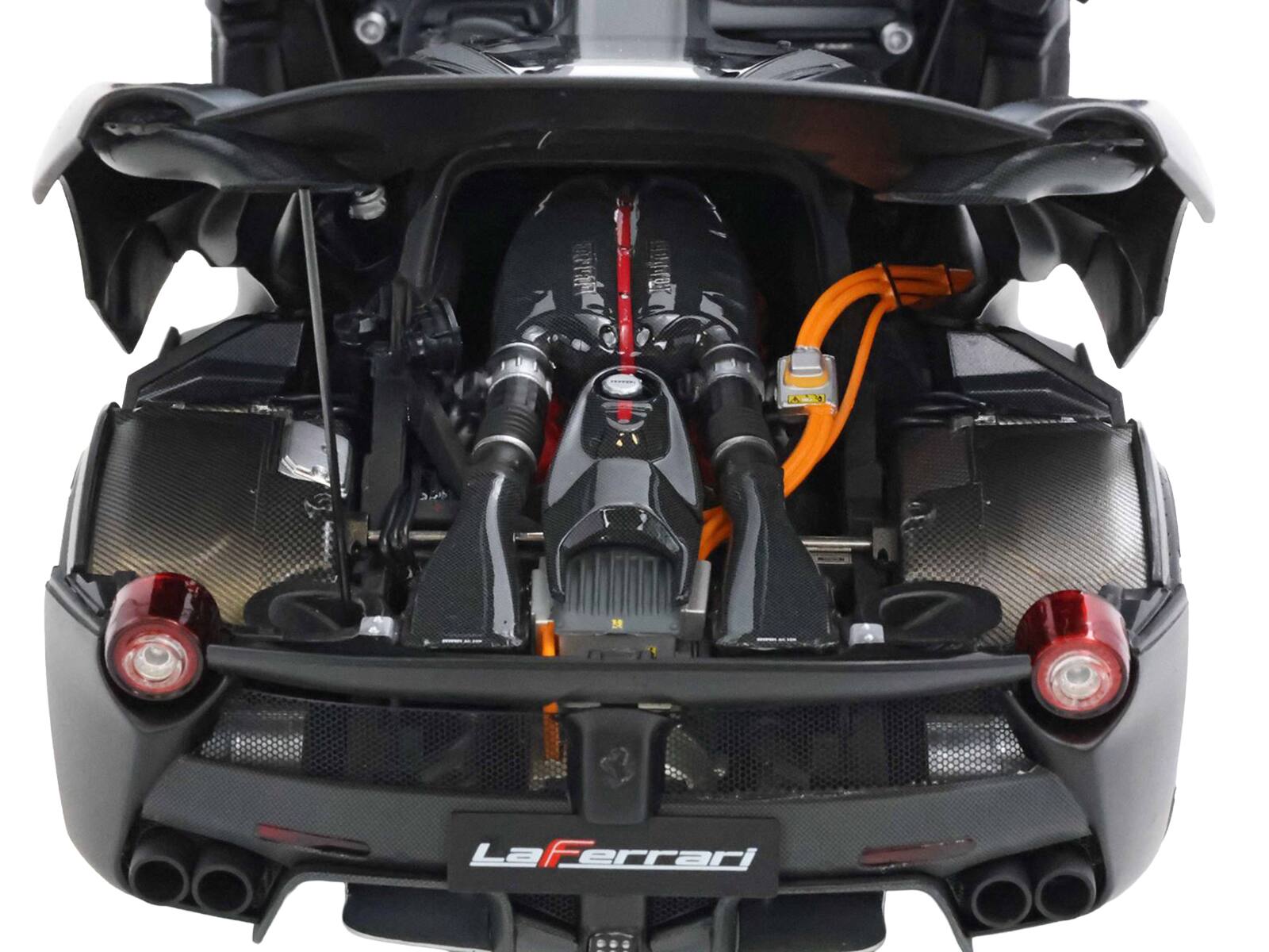 Alt View 5. BBR - Ferrari LaFerrari Matt Black With Display Case Limited Edition to 78 pieces Worldwide 1/18 Diecast Model Car by BBR.