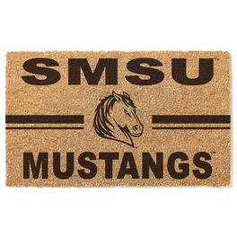 Jardine - Southwest Minnesota State Mustangs 18" x 30" Team Logo Doormat - Brown