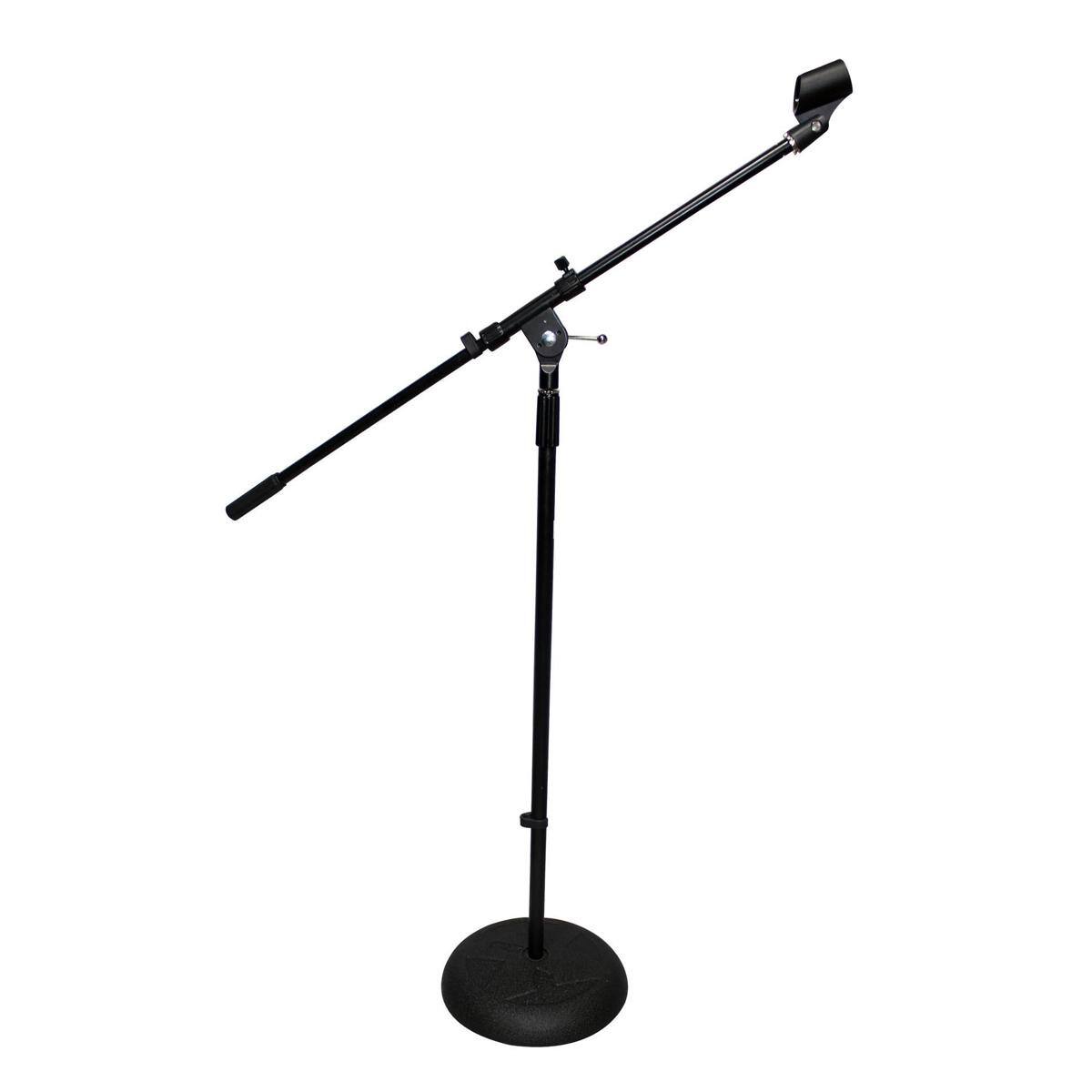 Alt View 1. ProX - ProX T-MIC06 Round Base Microphone Stand with Boom.