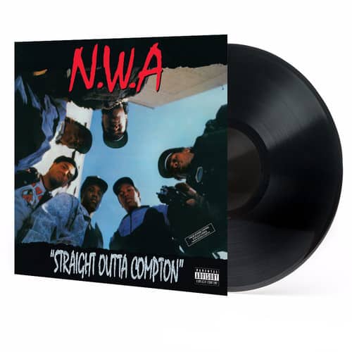 N.W.A  
"Straight Outta Compton"  
Parental Advisory: Explicit Content
