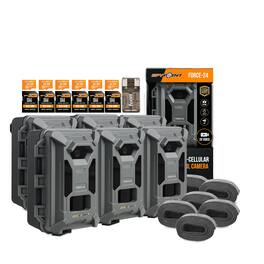Spypoint - Force-24MP Non-Cellular 2k Video Trail Camera Bundle (Twin Pack)