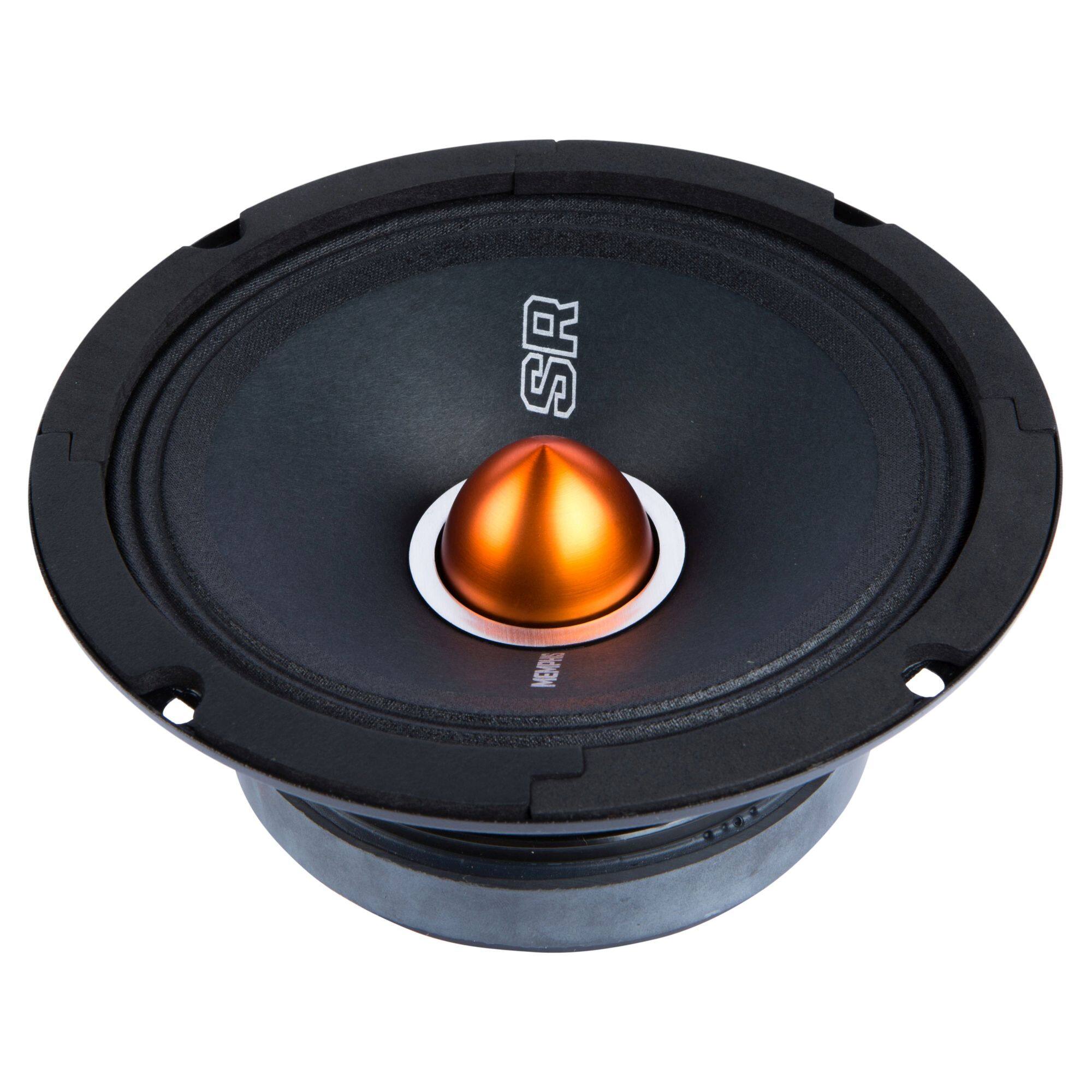 Alt View 3. Memphis Car Audio - Memphis Audio SRXP62V2 SRX Pro 6.5" 125w 4ohm mid - Sold Individually - Black/Gray.