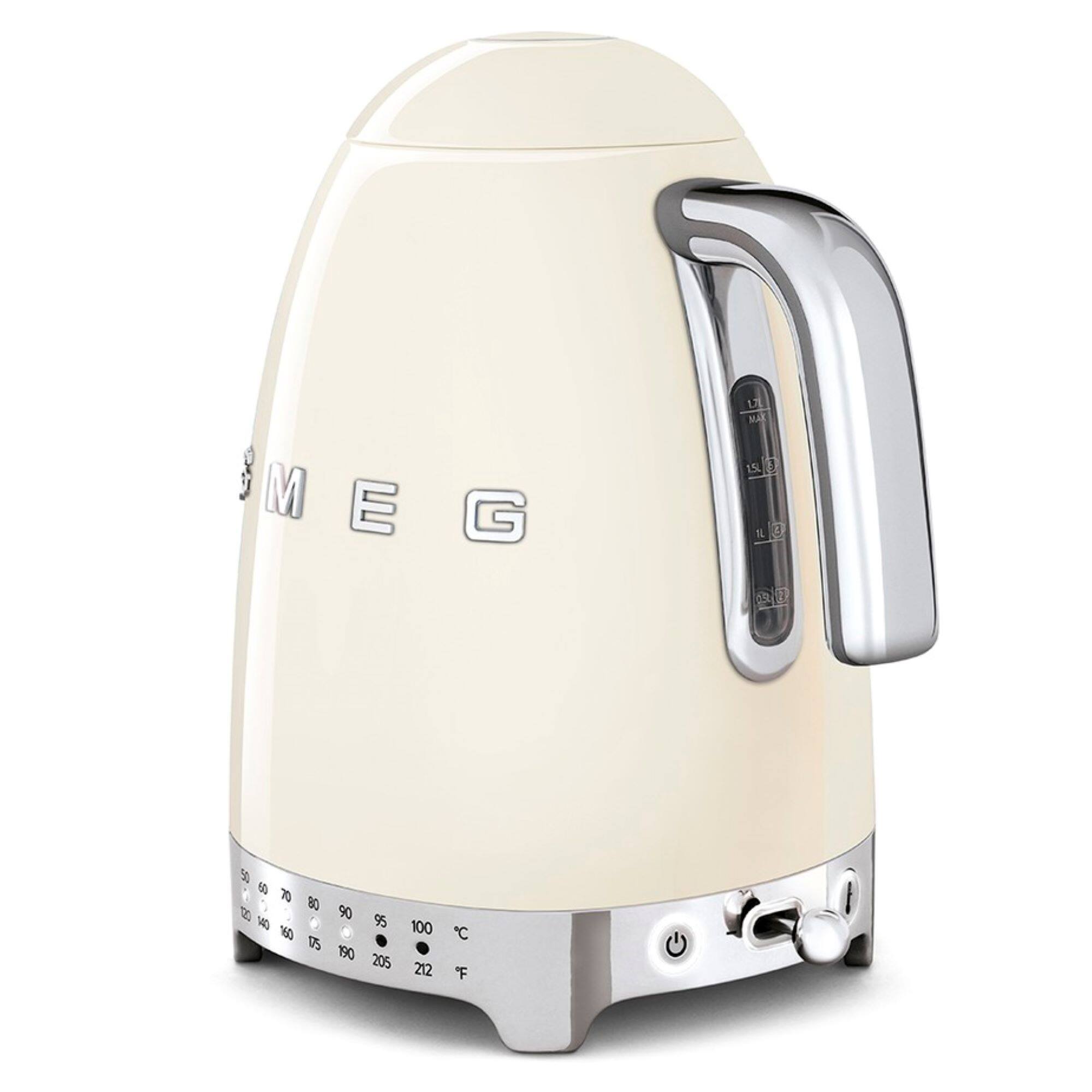 Alt View 1. SMEG - KLF04 7-Cup Variable Temperature Kettle - Cream.