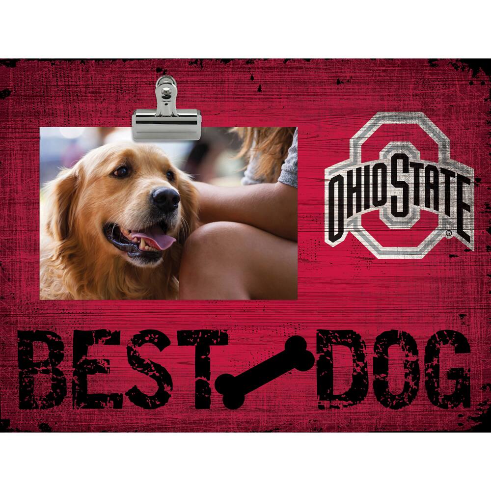 Ohio State Buckeyes 10.5" x 8" Best Dog Clip Photo Frame
