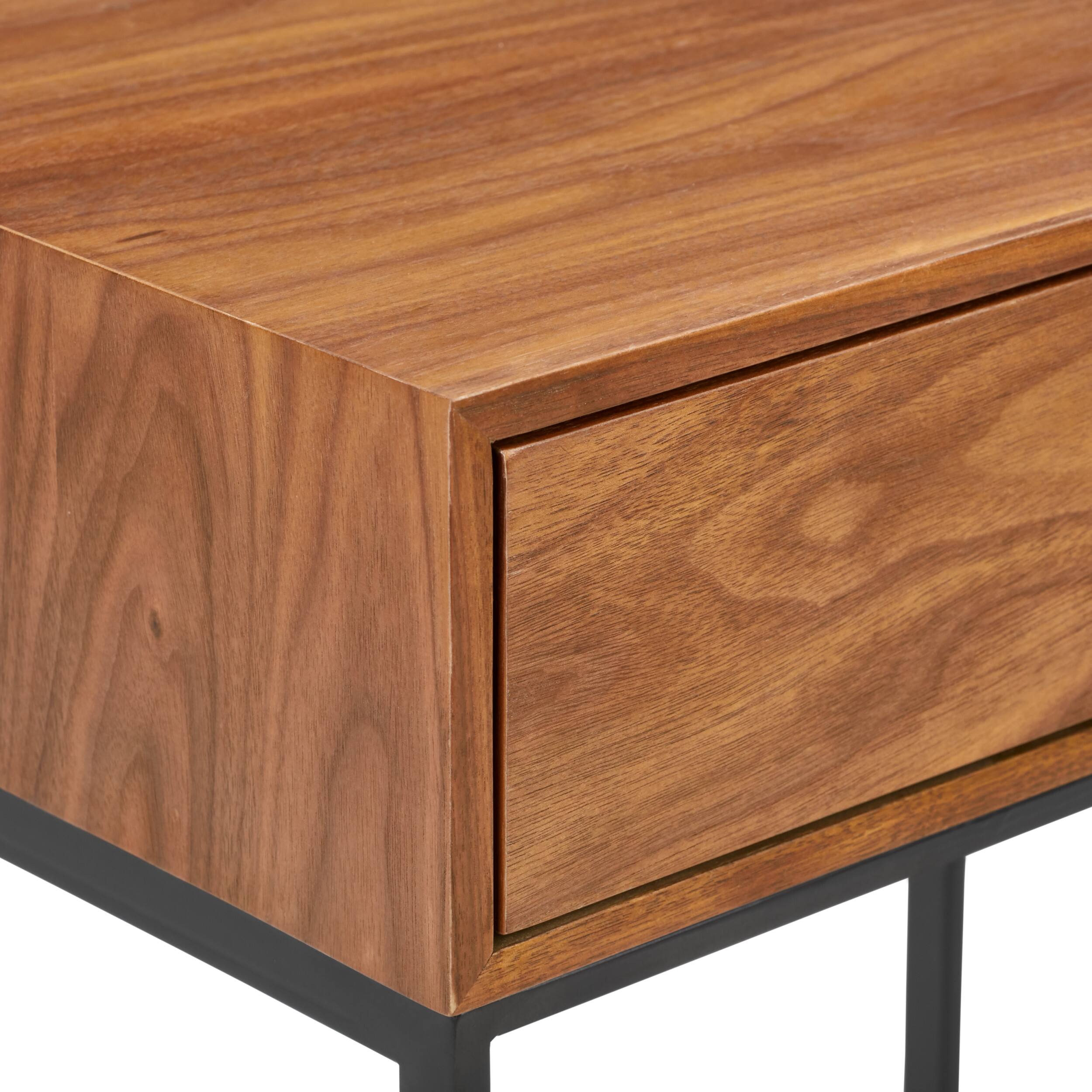 Alt View 17. Click Decor - Milo Side Table - Walnut Brown.