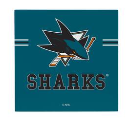 Evergreen Enterprises - San Jose Sharks 12" x 12" Wood Wall Sign - Multicolor
