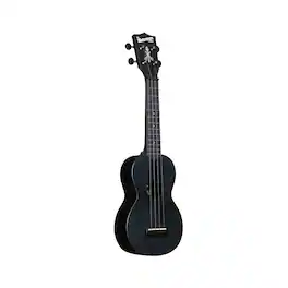 Kala - Brand Music Co Waterman Recycled Matte Black Sand Soprano Ukulele