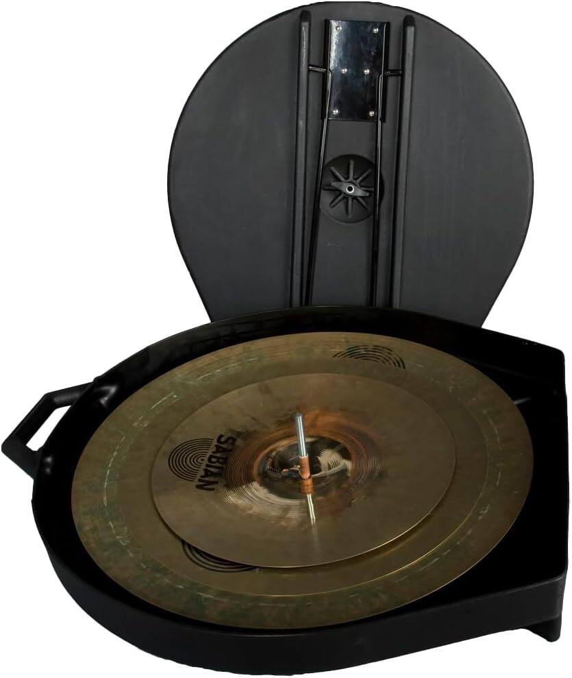 Alt View 2. Gator - 22-Inch Elite Air Series Molded Polyethylene Cymbal Case with Integrated Wheels and Pull Handle.