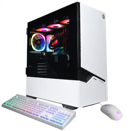 CyberPowerPC - Gaming Desktop - AMD Ryzen 7 9800X3D - NVIDIA GeForce RTX 5070 12GB - 32GB DDR5 - 1TB PCIe 4.0 SSD