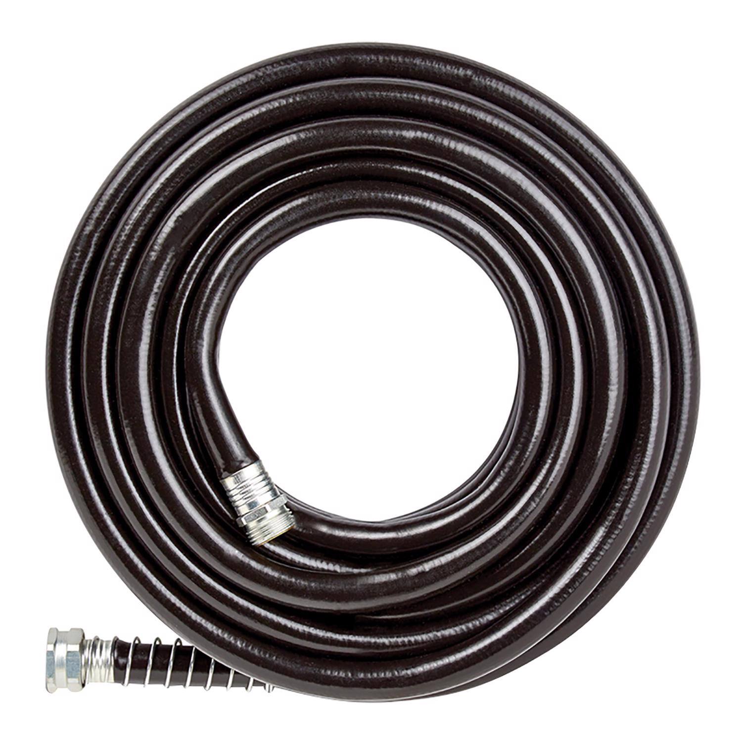 Left. Gilmour - Gilmour Pro Flexogen 5/8 in D X 50 ft L Professional Grade Garden Hose.